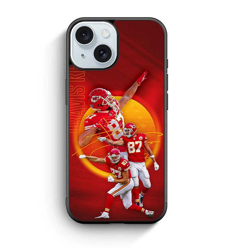 Travis Kelce Kansas City Chiefs 01 iPhone 15 Case