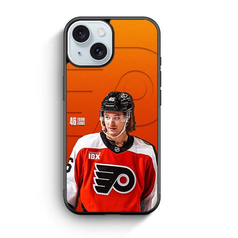 Trevor Zegras Philadelphia Flyers iPhone 15 Case