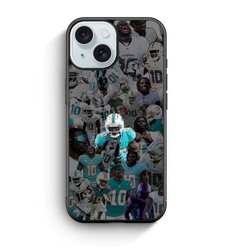 Tyreek Hill Miami Dolphins Cheetah iPhone 15 Case
