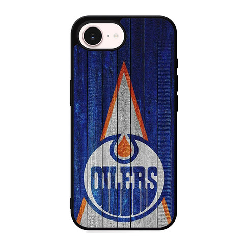 Edmonton Oilers Wooden Pattern iPhone 17e Case