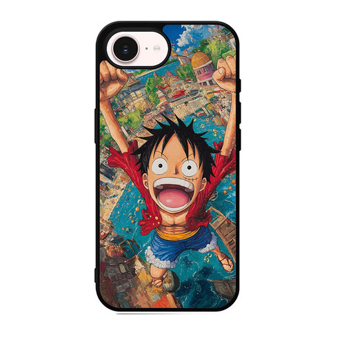 One Piece Luffy Grand Line Euphoria iPhone 17e Case