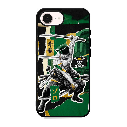 Zoro One Piece Series Art iPhone 17e Case