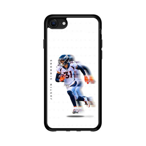 Justin Simmons Denver Broncos 02 iPhone 16e Case