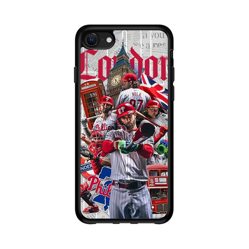Philadelphia Phillies Bryce Harper Aaron Nola and Kyle Schwarber iPhone 16e Case