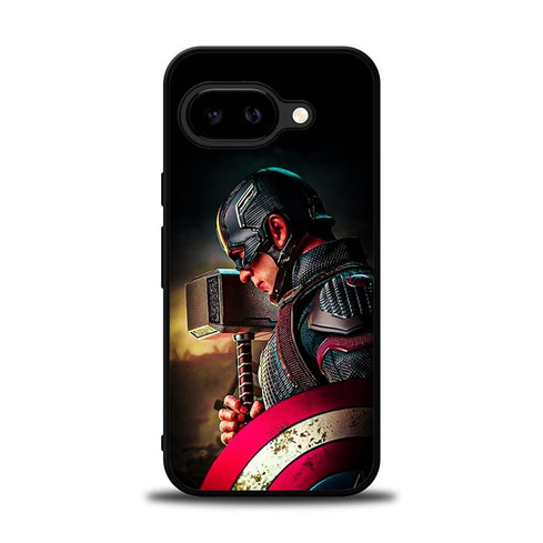 Captain America Wielding Mjolnir Google Pixel 9A Case