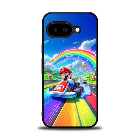 Mario Kart Raibow Trail Google Pixel 9A Case
