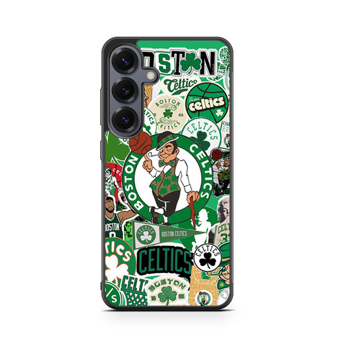 Boston Celtics Collage Samsung Galaxy S26 Case