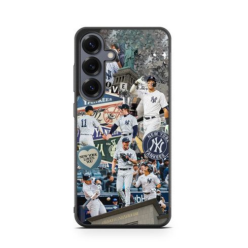 New York Yankees Aesthetic Collage Samsung Galaxy S26 Case