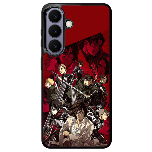 Attack on Titan Charge on Marley Samsung Galaxy S26+ Case