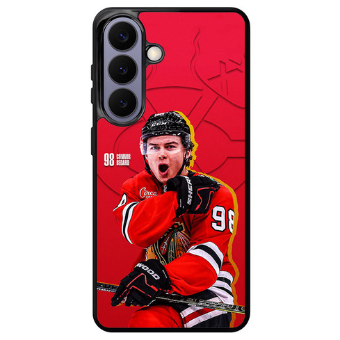 Connor Bedard Chicago Blackhawks Samsung Galaxy S26+ Case