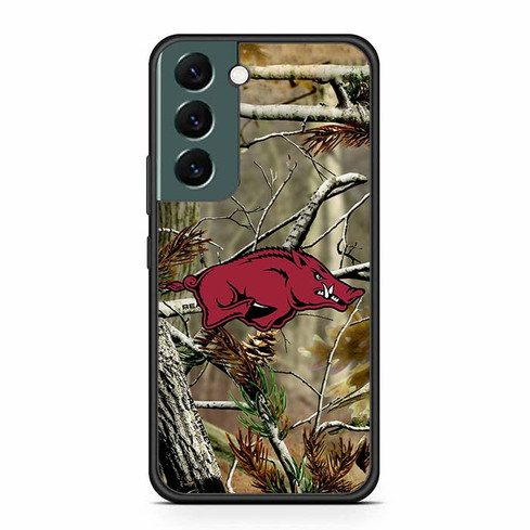 Arkansas Razorbacks Camo Motorola Samsung Galaxy S22 Case