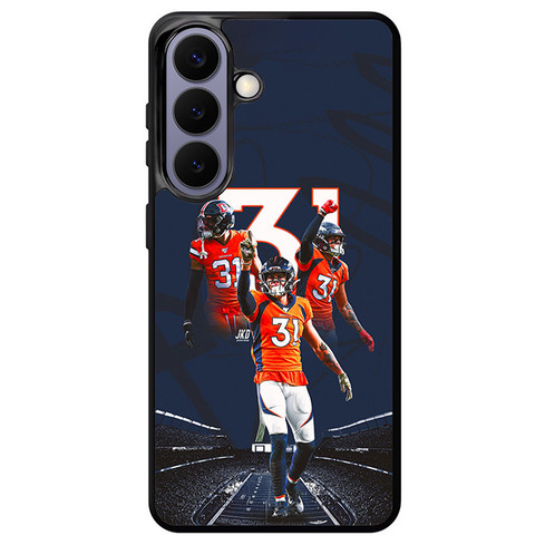 Justin Simmons Denver Broncos 04 Samsung Galaxy S26+ Case