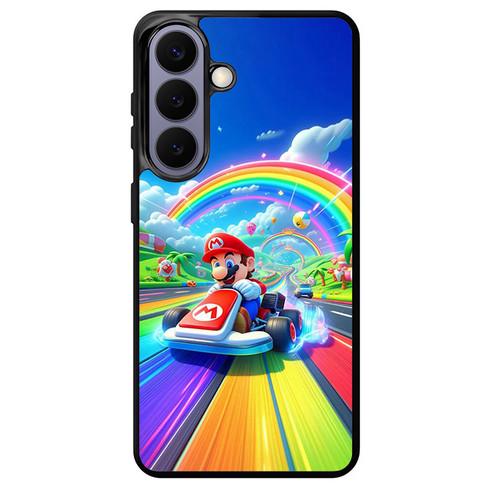 Mario Kart Raibow Trail Samsung Galaxy S26+ Case