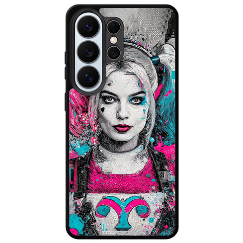 Harley Quinn Neon Mayhem Art Samsung Galaxy S26 Ultra Case