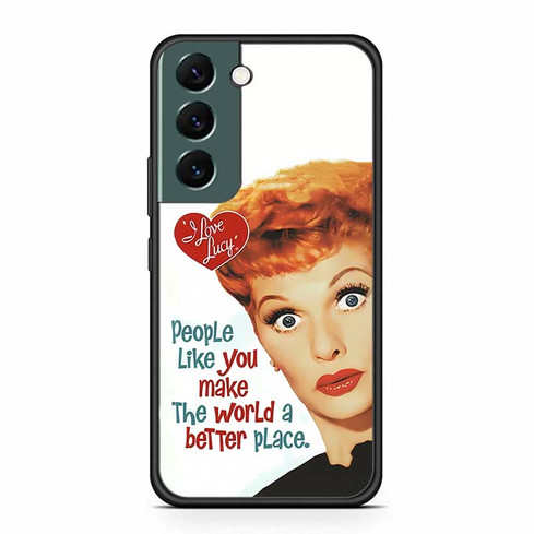 I Love Lucy Quotes Motorola Samsung Galaxy S22 Case