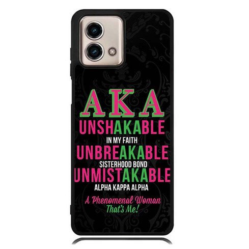 Alpha Kappa Alpha AKA Unbreakable Moto G Stylus 2023 Case