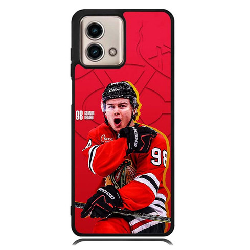 Connor Bedard Chicago Blackhawks Moto G Stylus 2023 Case