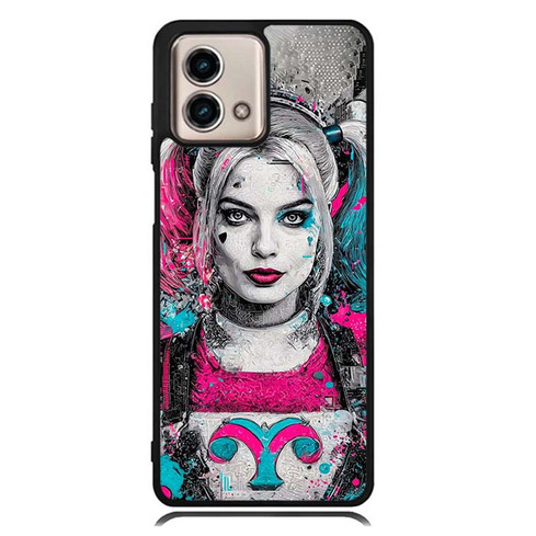Harley Quinn Neon Mayhem Art Moto G Stylus 2023 Case