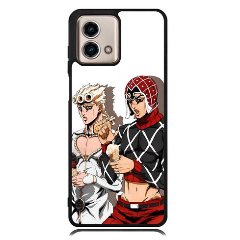JoJos Bizarre Adventure Mista and Giorno Moto G Stylus 2023 Case