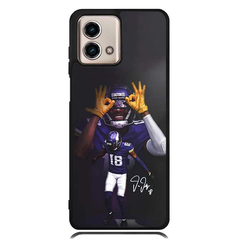 Justin Jefferson Minnesota Vikings 02 Moto G Stylus 2023 Case