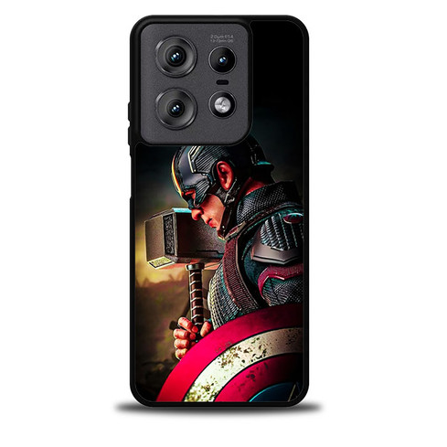 Captain America Wielding Mjolnir Motorola Moto Edge 5G 2025 Case
