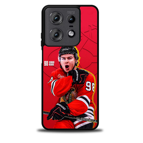 Connor Bedard Chicago Blackhawks Motorola Moto Edge 5G 2025 Case
