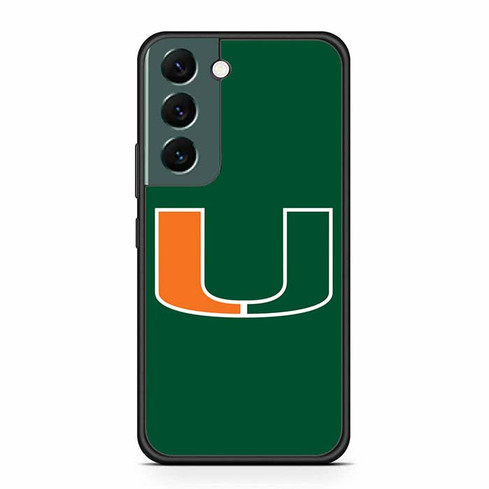 Miami Hurricanes 01 Motorola Samsung Galaxy S22 Case