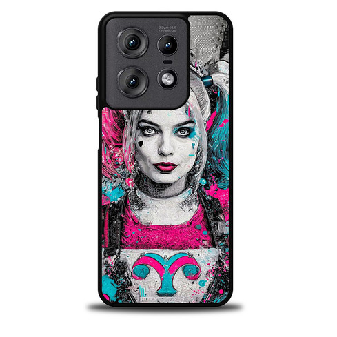 Harley Quinn Neon Mayhem Art Motorola Moto Edge 5G 2025 Case