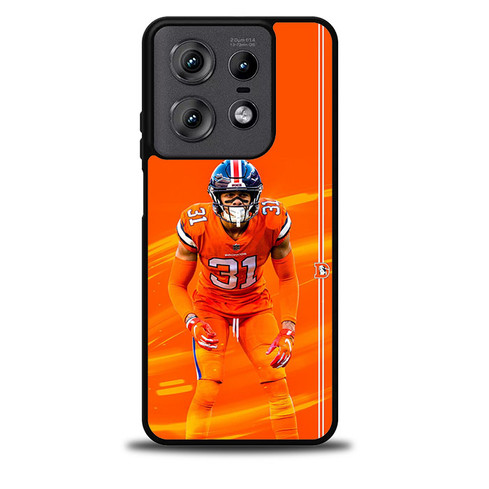 Justin Simmons Denver Broncos 01 Motorola Moto Edge 5G 2025 Case