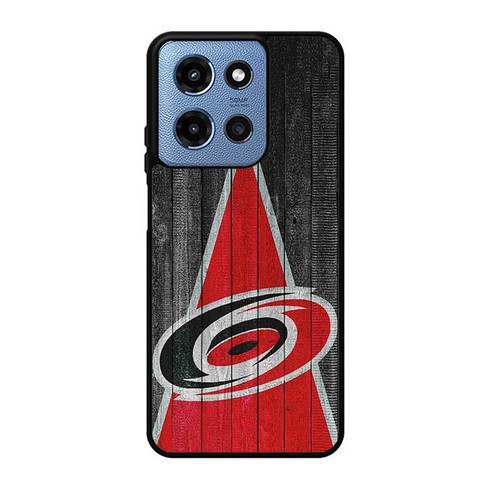 Carolina Hurricanes Wood Pattern Motorola Moto G 5G 2025 Case