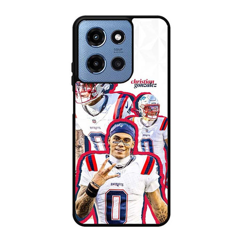 Christian Gonzalez New England Patriots 01 Motorola Moto G 5G 2025 Case