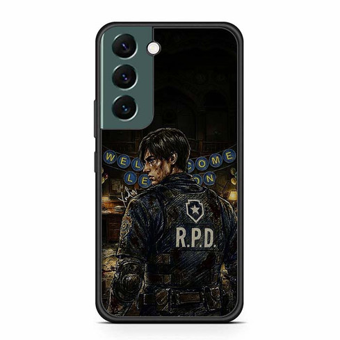 Resident Evil 2 Remake Welcome Leon Motorola Samsung Galaxy S22 Case