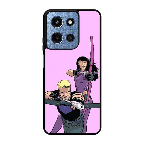 Hawkeye and Kate Bishop Comic Motorola Moto G 5G 2025 Case