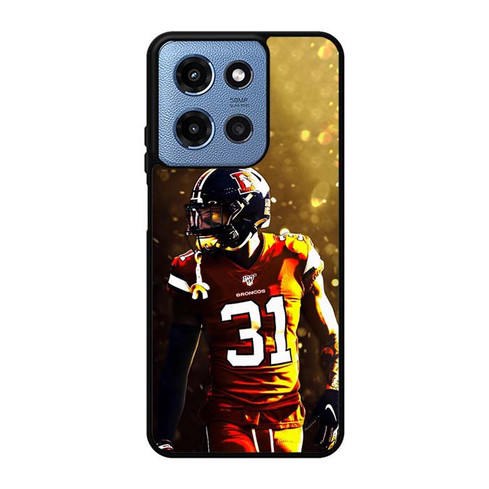 Justin Simmons Denver Broncos 03 Motorola Moto G 5G 2025 Case