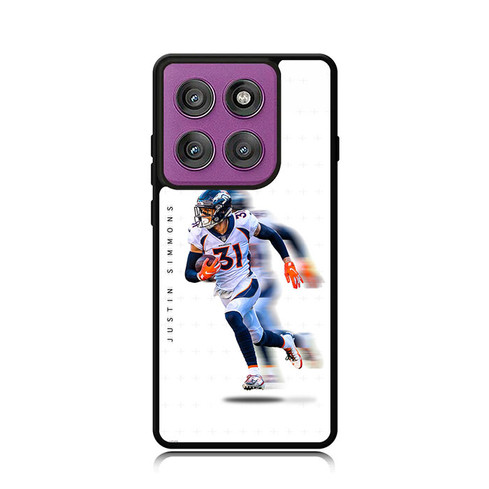 Justin Simmons Denver Broncos 02 Motorola Moto G Power 5G 2025 Case