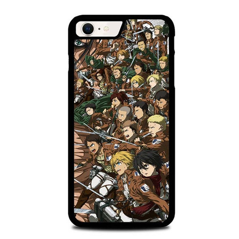 Attack on Titan All Characters iPhone SE 2022 Case