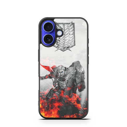 Attack on Titan Erwin Smith iPhone 16 Case
