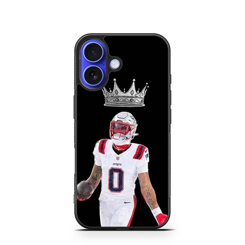 Christian Gonzalez New England Patriots 02 iPhone 16 Case