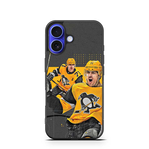 Evgeni Vladimirovich Pittsburgh Penguins iPhone 16 Case