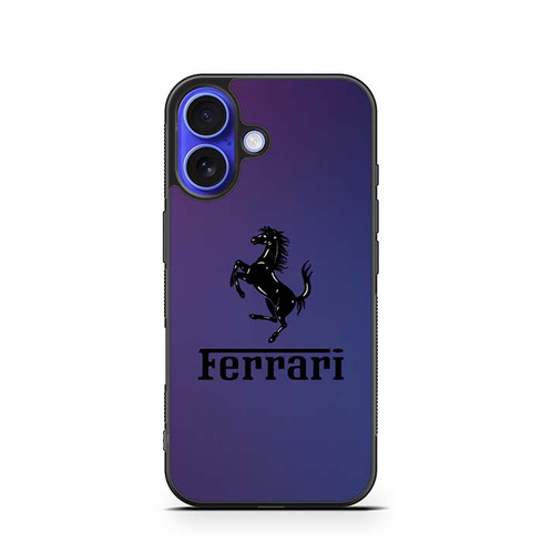 Ferrari Obsidian Stallion iPhone 16 Case