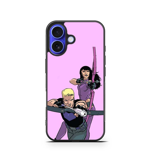 Hawkeye and Kate Bishop Comic iPhone 16 Case