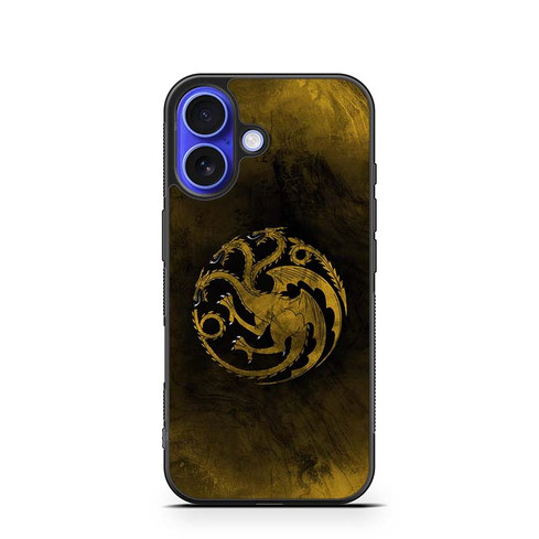 House of the Dragon Gold Logo iPhone 16 Case
