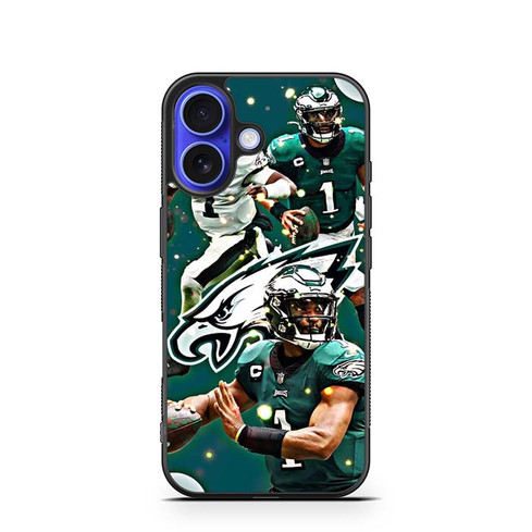 Jalen Hurts Philadelphia Eagles 04 iPhone 16 Case