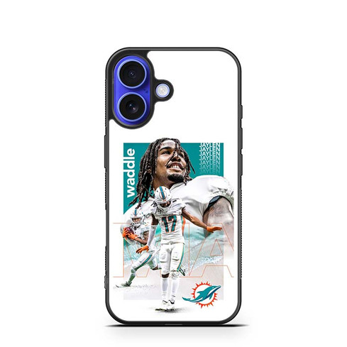 Jaylen Waddle Miami Dolphins iPhone 16 Case