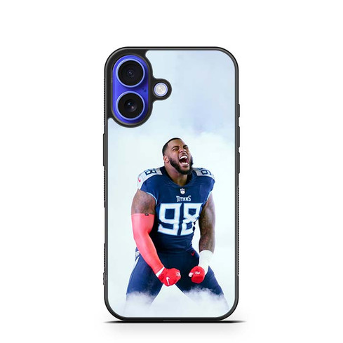 Jeffery Simmons Tennessee Titans 01 iPhone 16 Case