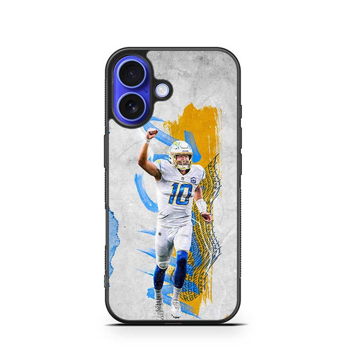 Justin Herbert Los Angeles Chargers 04 iPhone 16 Case