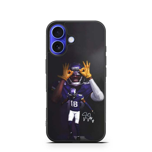 Justin Jefferson Minnesota Vikings 02 iPhone 16 Case