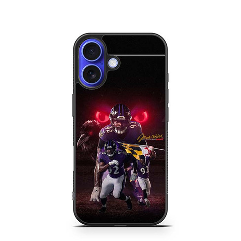 Justin Madubuike Baltimore Ravens iPhone 16 Case