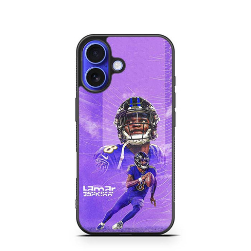 Lamar Jackson Baltimore Ravens 04 iPhone 16 Case