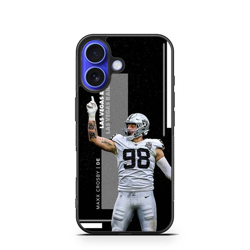 Maxx Crosby Las Vegas Raiders 01 iPhone 16 Case